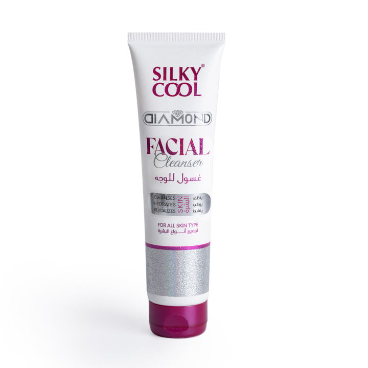 Silkycool Diamond Facial Cleanser 140ml