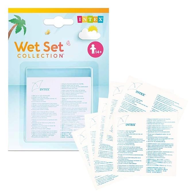 Inflatable Swimming Pool Puncture Repair Patch of PVC, Wet Set Plastic Repair Patch, Suitable to Repair Other Similar Inflatable Products Like Ring, Float, Boat, Mattress Toy, etc