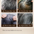 Hair Grey Darkening Shampoo Bar Soap Color Polygonum Repair Natural Black Hair. 