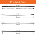 50Pcs Scroll Saw Blades 10/15/18/24 Teeth Standard Fine Cut Saw Blades Woodworking Plastic Metal Saw Blade. 