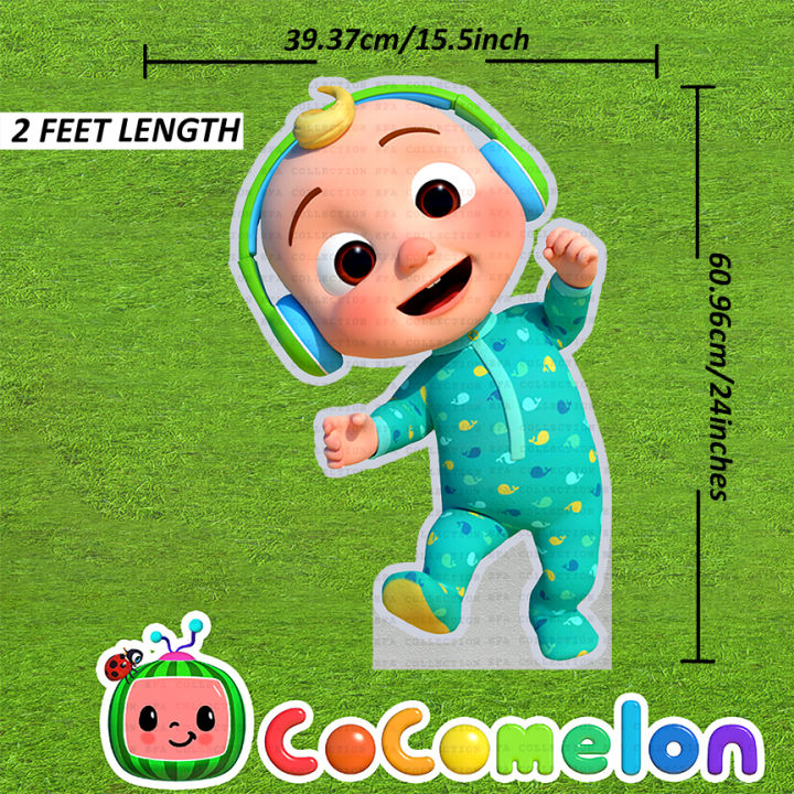 JJ Character in Thermocol Standee For Cocomelon Theme Based Birthday Celebration and Party Decoration.