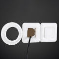 Wall Duct Cover Punch-free Convenient Wall Split Flange Hole Escutcheon. 