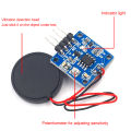 Piezoelectric Shock Tap Pressure Sensor Vibration Switch Module Piezoelectric Sheet Percussion for Electronic Component Kit. 