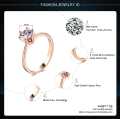 Diamond Ring Stainless Steel Ring For Girl & Woman. 
