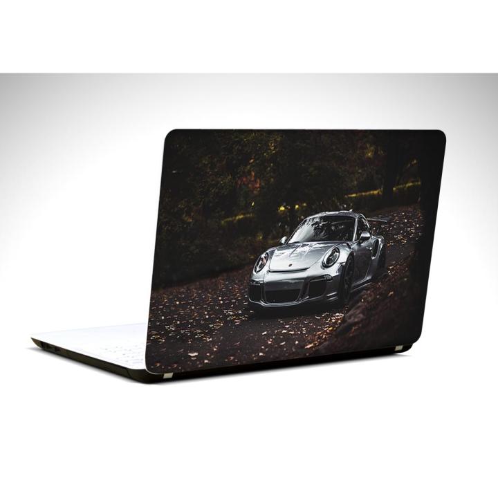 photography-car-porsche Laptop Back Skin-Laptop Skin Vinyl Sticker Decal, 13 13.3 14.6 15 15.4 15.6 inch Laptop Skin Sticker Cover For All Laptops
