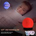 Sphere 7 Color Changing USB Himalayan Salt Lamp for Home Decoration, Night Light, Work Desk Lamp, Salt lamp bulb, Rock salt lamp, Asthma and Allergy Patients to Clean Room Atmosphere - GTO store. 