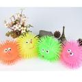 Pack Of 4 Bouncing Fluffy Puffer Ball, 4-Inch. 