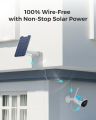 REOLINK Argus Eco+SP - 2K Solar WiFi Security Cameras Outdoor Wireless, No Hub Needed, 3MP Night Vision, Human/Vehicle Detection, Solar Powered Wireless Home Security Camera Works with Alexa. 