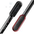 TYMO Ring Plus Ionic Hair Straightener Brush - Hair Straightening Comb with Nano Titanium Coating for Even Heat, 9 Temp Settings & LED Screen, Professional Hair Styling Tools, Gifts for Women. 