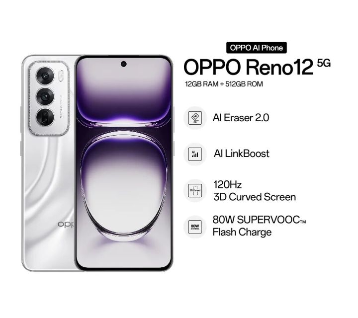 Limited Units Left!: OPPO Reno12 5G | 12GB RAM + 512GB ROM