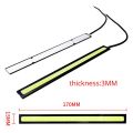 1Pcs 17CM Car LED COB DRL Daytime Running Lights 12V Waterproof External LED Car Light Source Parking Fog Bar Lamp Car Styling 8 Color Options. 