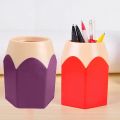 Creative Pen Vase Pencil Pot Makeup Brush Holder Stationery Desk Tidy Container. 
