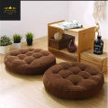 [Crownstage] Round Floor Cushions | Ball Fiber Filled - Round Floor Cushions 1 Pair = 2 Pieces | 100% Premium Comfort. 