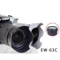BIZOE EW-63C Camera Lens Hood For Canon 18-55 STM Lens Camera 800D/760D/750D/700D/200D/100D/White/Black Accessories 58mm. 