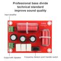 Bass Frequency Divider 3 Way Audio Speaker Crossover Filter for 4‑8in Speaker Supplies. 