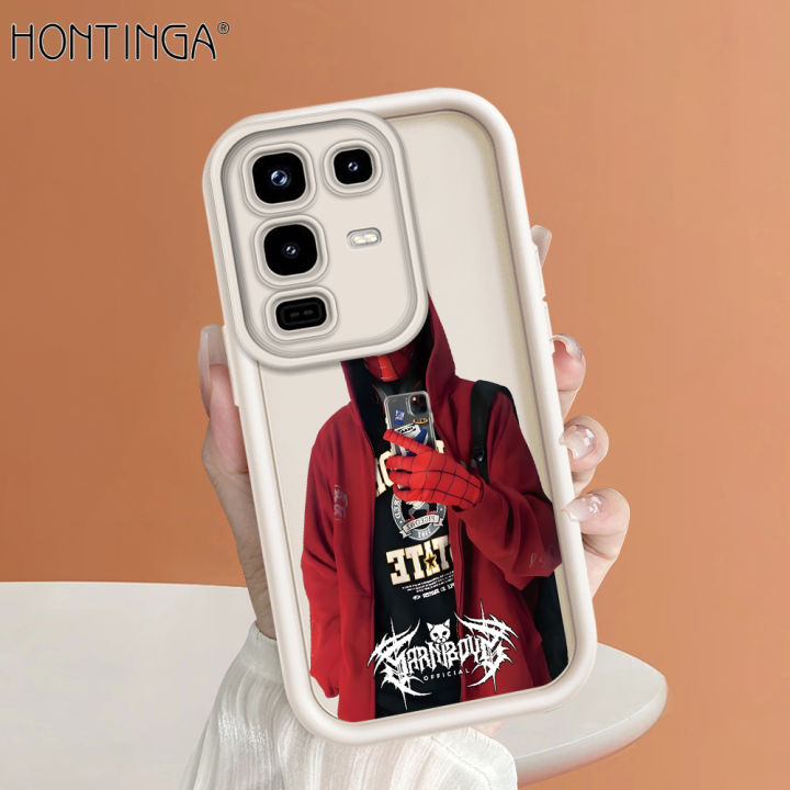 Hotinga for Infinix Note 50 4G Note 50 Pro 4G Back Cover Trendy Spider Man Pattern Case Ladder Soft Rubber Mobile Phone Cover