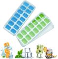​Easy Push Pop-Out Square Silicone Ice Cube Tray with Plastic Lid – 14 Grids Flexible Mold for Freezer & Refrigerator – BPA-Free, Leak-Proof, Stackable Design​ Walmart.com +3 Amazon +3 Walmart.com +3. 