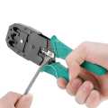 Kaiping RJ45 3 in 1 Network LAN Ethernet Cable Crimping Crimper Cutter Multifunctional Networking Tool Set Repair Kit Portable Crimper. 