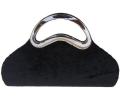 Black shyneel clutch bag for women CLB-0003-BKD-BL. 