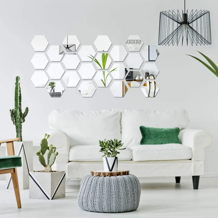 12PCS%20Removable%20Acrylic%20Mirror%20Setting%20Hexagon%20Wall%20Sticker%20Decal%20Honeycomb%20Mirror%20for%20Home%20Living%20Room%20Bedroom%20Decor%20-%20Image%203