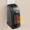 Electric Heater Portable Mini Heater Plug In Wall Heating 800w Mini Fan Heater Space Heater with Remote Control UK Plug. 