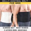 3 Step Hooks Instant Tummy Tuck Slim Waist Belt Shaper for Mens. 