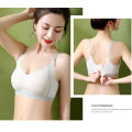 Women Seamless Latex Underwear Summer Thin Wireless Lingerie Push Up Sports Vest Bra. 