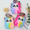 【New】 POP IT Panda Bag Murah Push Bubble Sensory Rainbow Toy Fidget Unicorn Which Restore Emotions And Relieve Anxiety. 