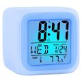 Alarm Clock Digital Travel for Bedroom Boy Girl,Small Desk Bedside Clocks,Display Time/Date LED Night Light with Snooze. 