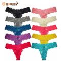 Women  G String Transparent Lace  Briefs Underwear T-back Seamless Panties. 