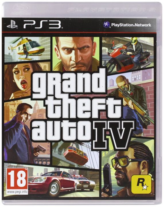 Grand Theft Auto 1V / GTA 4 - PlayStation 3 / PS3 Game DVD (Used)