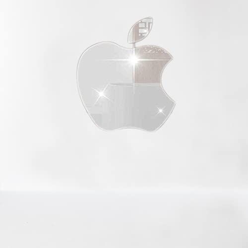 Self Adhesive Apple Shape Bevelled Sticker Mirror