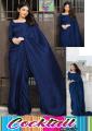 Silk Saree for Women, Ready-to-Wear Stitched Traditional Dress. 