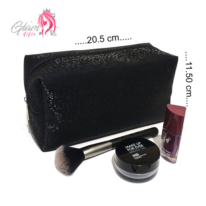 Large Capacity Makeup Pouch Multi function Purse Makeup Cosmetic Bag