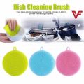 Multi-Functional Silicone Dish Sponges Non Stick Dish washing Brush Double Sides Used Dish Scrubber for Kitchen. 