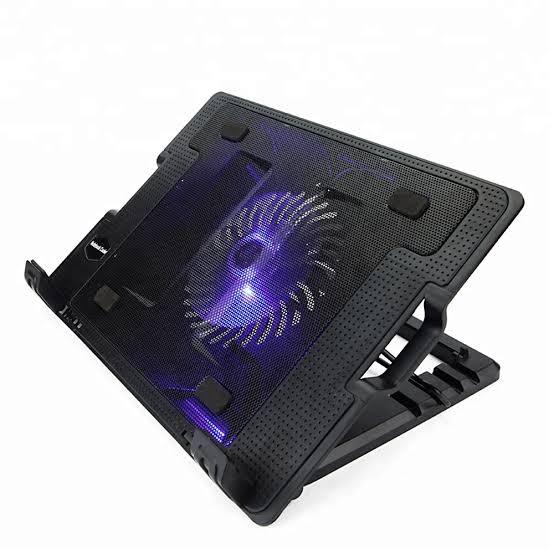 Laptop Cooling Pad Ergo Adjustable Universal Laptop Cooling Pad  Multi-Angle Stand Portable Foldable Laptop cooling Pad / Notebook Holder Stand Compatible for 10 to 17” Laptops / Non-slip feet keeps your laptop in place