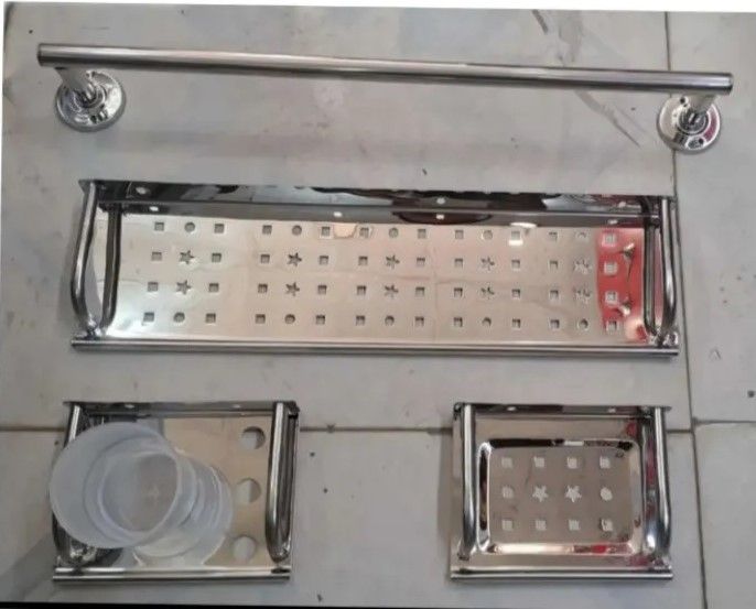 Bathroom Accessories set stainless steel chrome 4 pieces