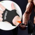 Weight Lifting Glove Durable Exercise Grip Pad for Pull Ups Fitness Gym black. 