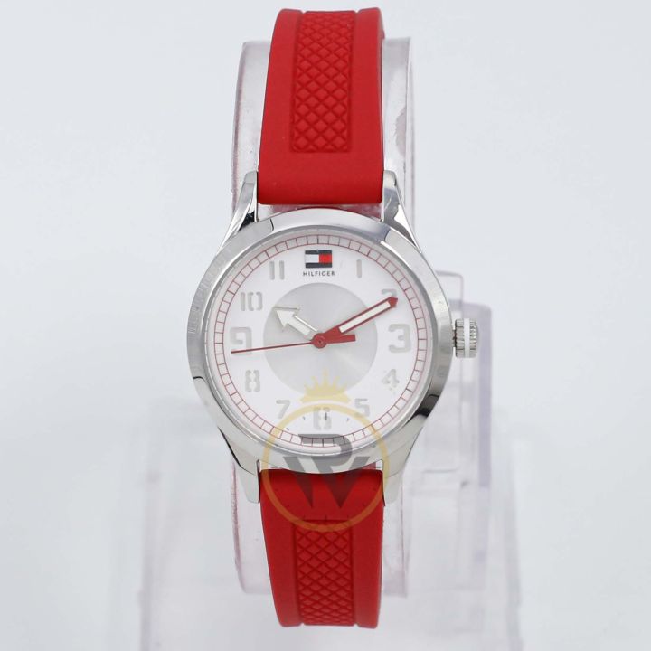 Tommy Hilfiger 1781135/1 Silicone Strap Wrist Watch For Women