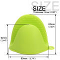 2 pcs Silicon pot holder - silicon oven mitts , heat resistant gloves , kitchen accessories anti slip baking mitts , silicon hot pot holders , best Kitchen tool. 