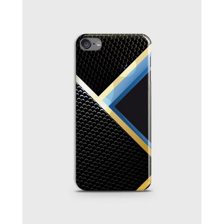 Apple Ipod 6 Cover 3d Hard case Black & Blue Style - 1cover2226