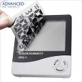 HTC-1 Indoor Room Lcd Electronic Temperature Humidity Meter Digital Thermometer Hygrometer Weather Station Alarm Clock For Baby Room , Egg Incubator , Birds ,. 