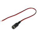 DC Female Power Plug Jack with 20 CM Cable Wire. 