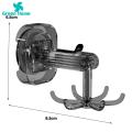 Reusable Wall-mounted Rack 1pc Storage Hook Kitchen Utensil Hanger 6 Hooks 360 Degree Rotatable No Drill Wall Mount under Cabinet Suction Cup Holder Organizer Home Supplies. 