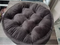 1Pc Large Floor Cushions for Sitting- Big Filled Cushions for Drawing Room- Ball fibre Round Filling Floor Cushion for Home. 