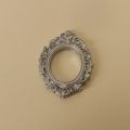 Multi-purpose DIY Resin Photo Frame Rustic 3D Mini Mirror Props Miniature Mirror Small Model Phone Shell Material. 