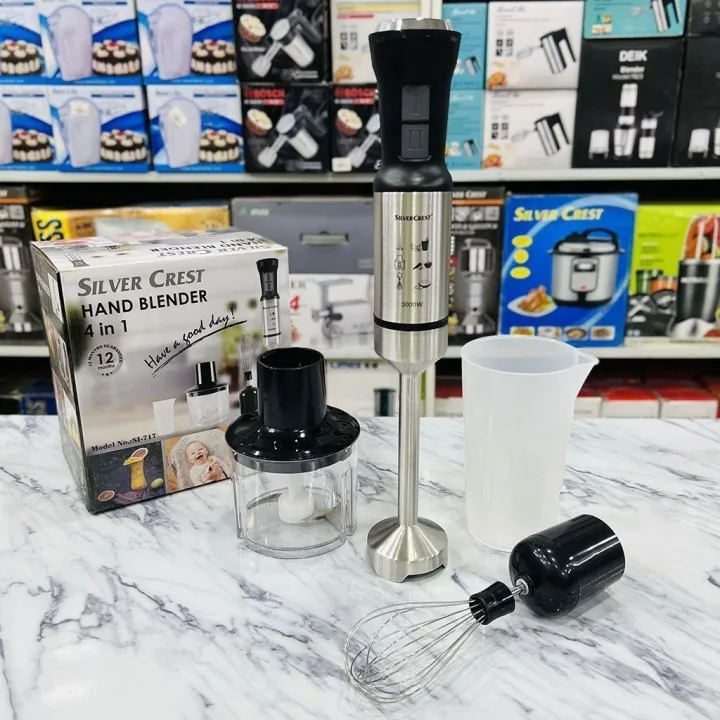 Silvercrest%C2%AE%204%20in%201%20Electric%20Hand%20Blender%20with%20Powerful%20Motor%20Hand%20Rod%20with%20Beater%20and%20Chopper%20-%20Image%202