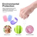 10/6 Packs Portable Disposable Travel Hiking Washing Hand Bath Toiletry Paper Soap Sheets(Random Color). 