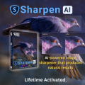 Topaz Sharpen Al : An image sharpening software program that can sharpen your photos .(Lifetime Activated). 