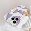 FELMYST for Realme C21 C21Y C25Y Back Cover Colorful Butterfly Cream Texture Wavy Edge Soft Silicone Phone Case. 